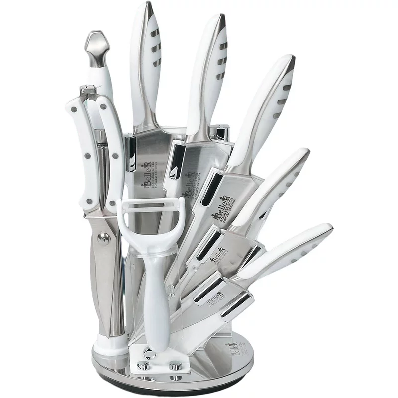 سرویس چاقو و ساتور برندBelleR  رنگ سفید